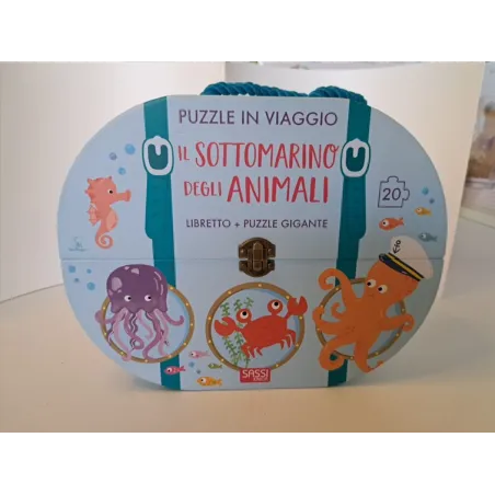 Puzzle Il Sottomarino Degli Animali Libro + Puzzle Sassi Junior