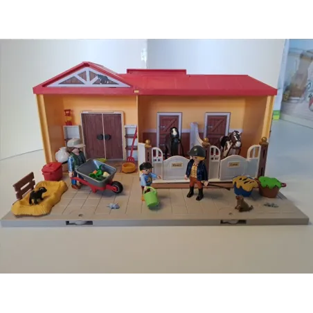 Maneggio Dei Cavalli Dei Cavalli Playmobil + Tanti Personaggi E Accessori