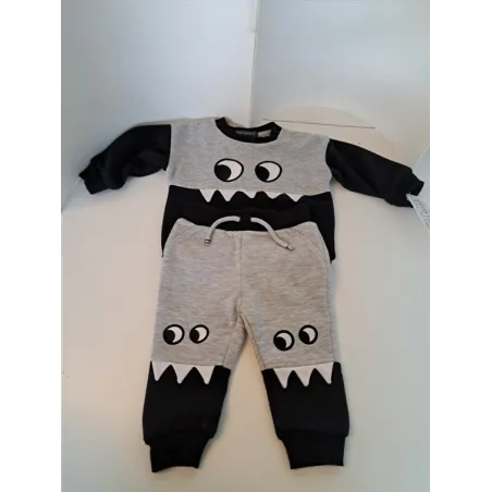 Completo Fantasmino Con Denti 6-9 M