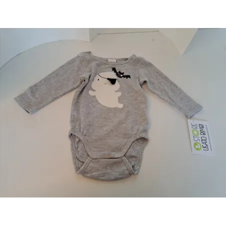 Body Maniche Lunghe Grigio Fantasmino Pirata 3 M