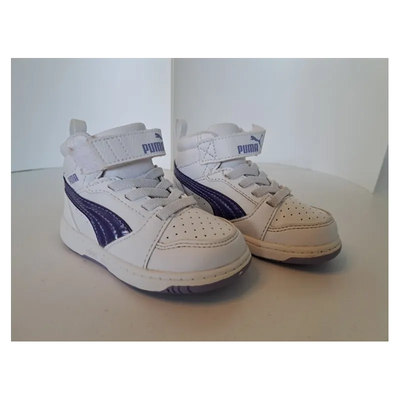 Scarpe Puma Bianche e Viola N 21