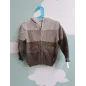 Felpa Mayoral Con Zip Verdone e Beige 2 A