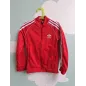 Felpa Adidas Con Zip Rossa 7 A