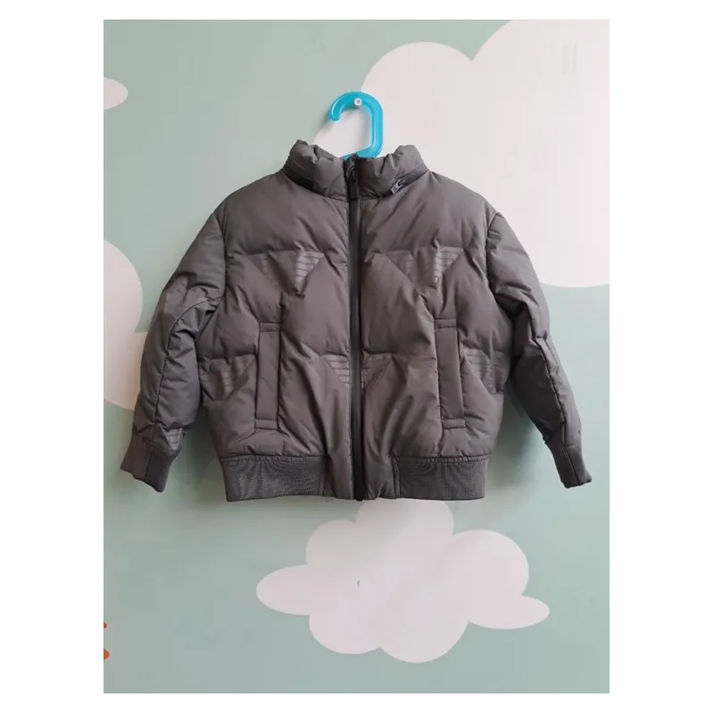 Piumino Bomber Grigio Emporio Armani Nuovo Con Etichetta 4 A