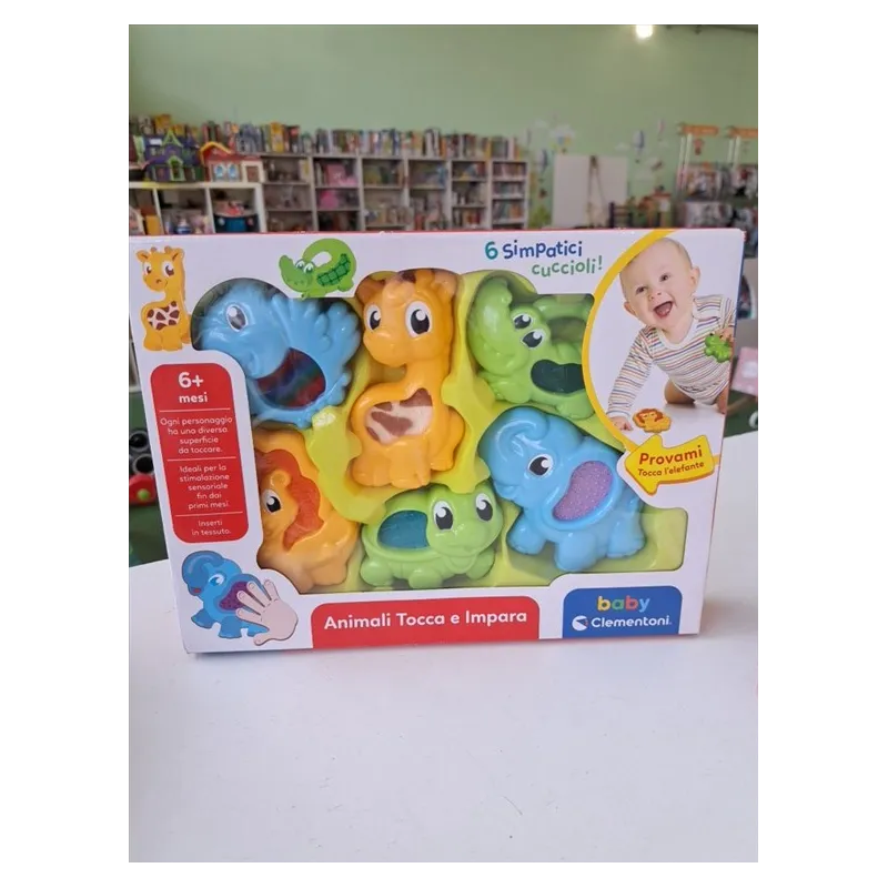 Gioco Animali Tocca e Impare Baby Clementoni