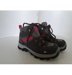 Scarpe Trekking Alte Grigio e Viola Decathlon N 31