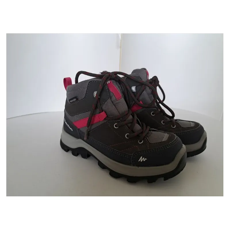 Scarpe Trekking Alte Grigio e Viola Decathlon N 31
