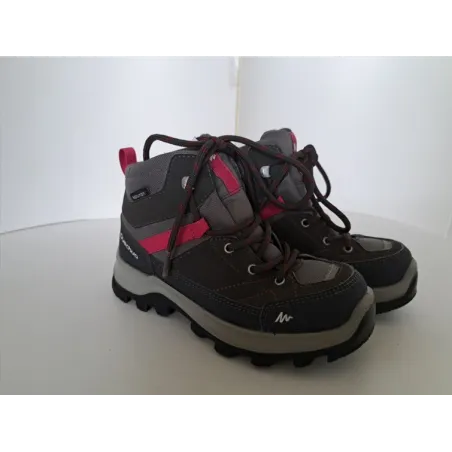 Scarpe Trekking Alte Grigio e Viola Decathlon N 31