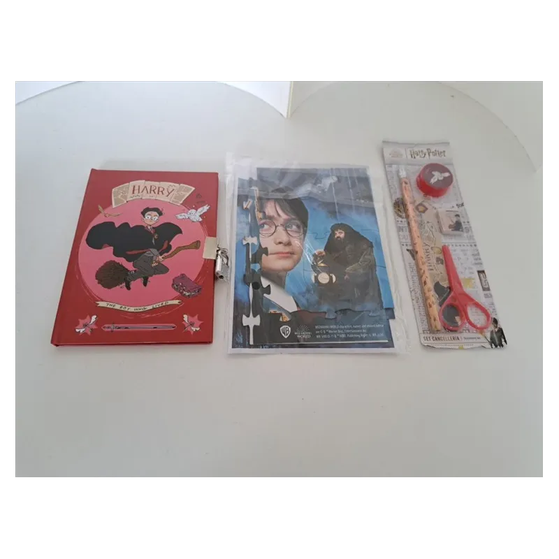 Set Harry Potter Puzzle, Cancelleria E Diario Segreto