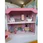 Casa Delle Bambole In Legno Con Tutti Gli Arredi e Personaggi