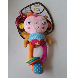 Scimietta Sonaglio Da Attaccare a Passeggino / Culla Nuovo