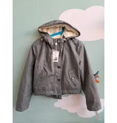 Giacca Invernale Tipo Parka Corto Grigio Original Marines 8
