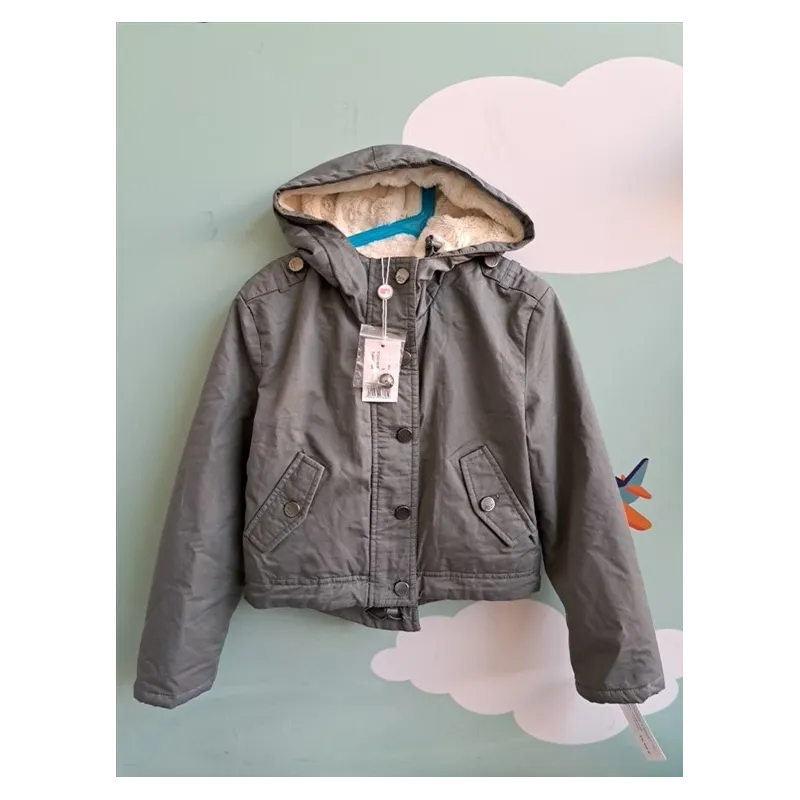 Giacca Invernale Tipo Parka Corto Grigio Original Marines 8
