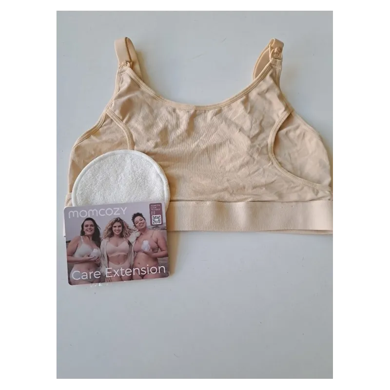 Reggiseno Momcozy Per Allattamento Tiralatte Beige Regolabile