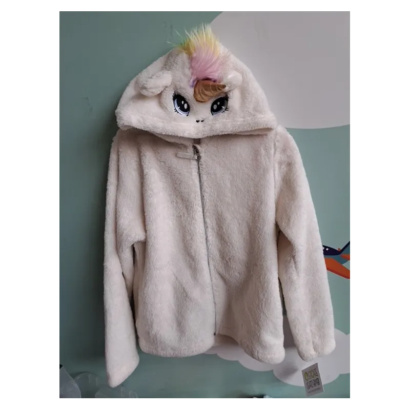 Felpa Bianca Unicorno H&M 8/10 A