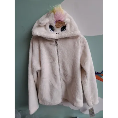 Felpa Bianca Unicorno H&M 8/10 A