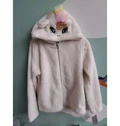 Felpa Bianca Unicorno H&M 8/10 A