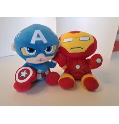 Peluche Super Eroi Avengers 2 Pezzi
