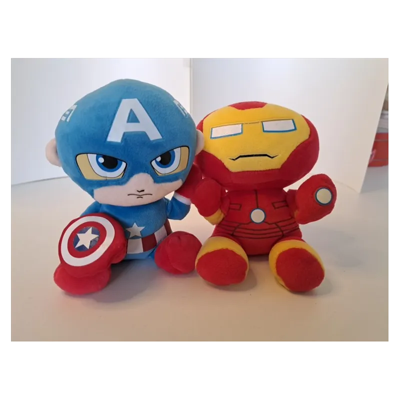 Peluche Super Eroi Avengers 2 Pezzi