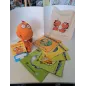 Kit Impara L'inglese Hocus & Lotus Con Libri, Chiavetta Con Cartoni E Dinosauro Peluche