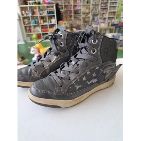 Scarpe Grigio Alte Geox N 32