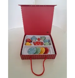Set Tazzine Da Té Per Le Bambole In Ceramica
