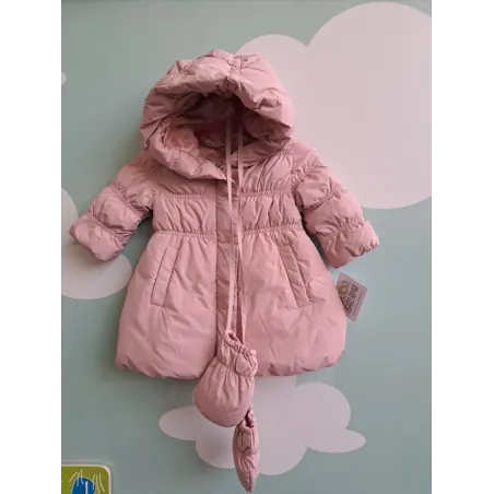 Piumino Add Rosa Con Guanti 6 M
