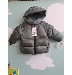 Piumino Verde Zara 18 M Nuovo - Veste Anche Un Pò Di Più