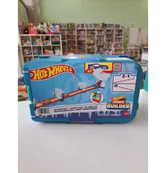 Hot Wheels - Track Builder - Set Sfide Tema Ghiaccio Nuovo
