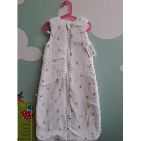Sacco Nanna Bamboom+ Bianco Con Pinguini 6/12 M