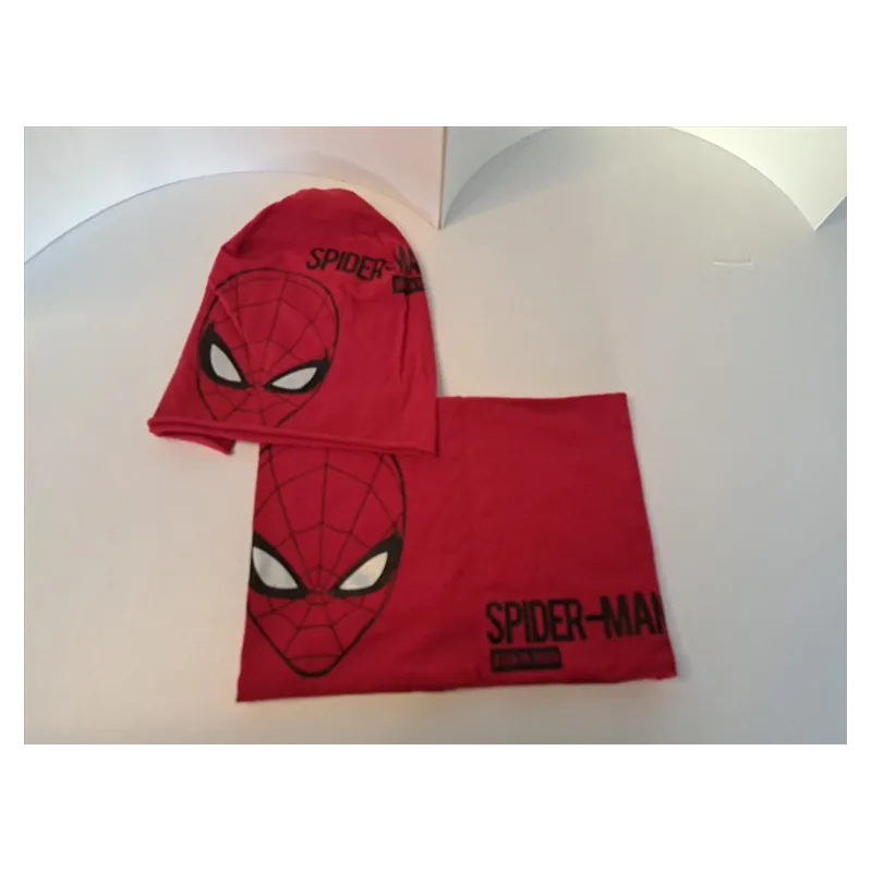 Scaldacollo + Cappellino Rosso Spiderman