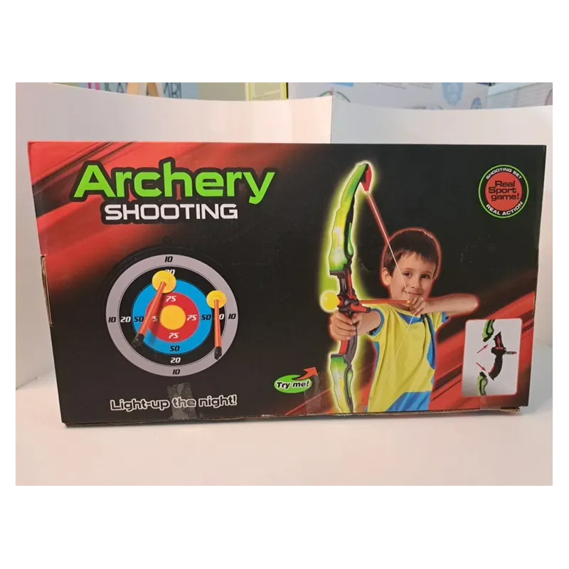 Gioco Set Arco E Frecce Con Arco Che Si Illumina