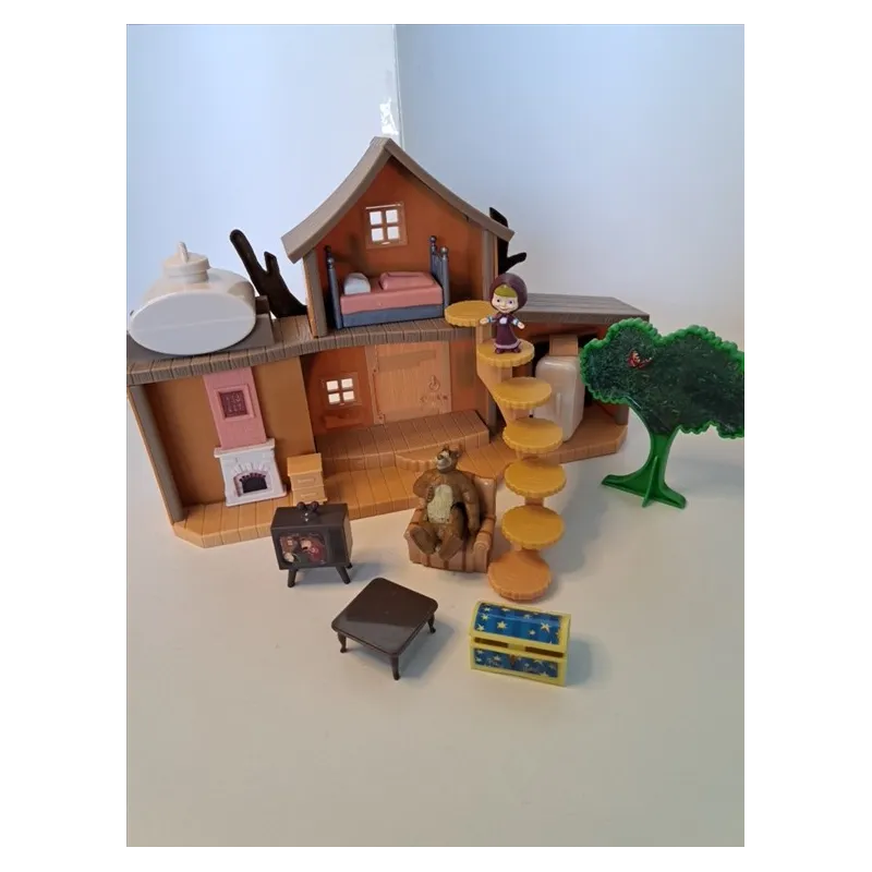 Masha e Orso La Grande Casa Di Orso Con Accessori e Personaggi (personaggi In + In Regalo)