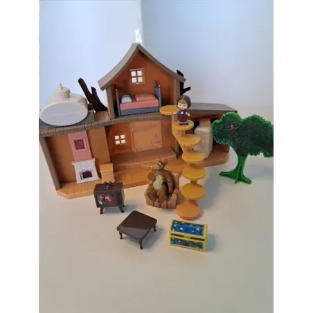 Masha e Orso La Grande Casa Di Orso Con Accessori e Personaggi (personaggi In + In Regalo)