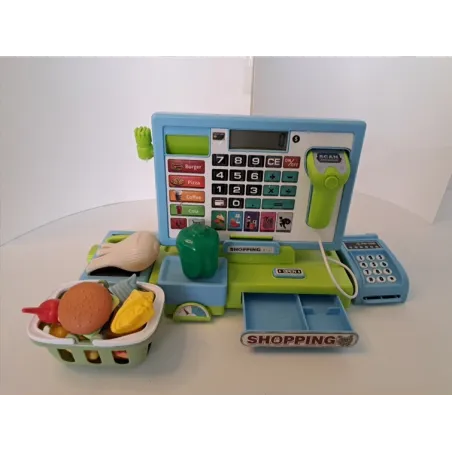 Gioco Cassa Sonora Con Nastro Pos Spesa E Cestino In Cassa