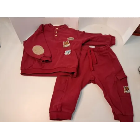 Tuta Completa Prenatal Bordeazu Animali Del Bosco 12/18 M