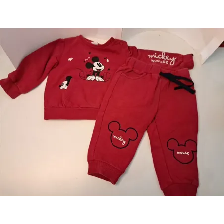 Tuta Completa Topolino Rossa 9/12 M