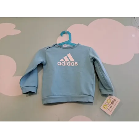 Felpa Azzurra Adidas 12/18 M