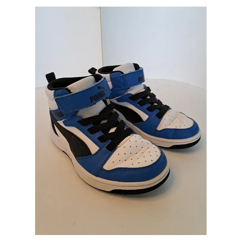 Scarpe Puma Alte Bianco e Blu N 29