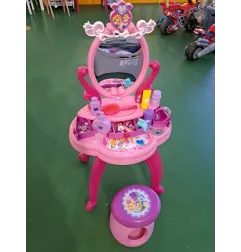 Specchiera Con Sgabellino e Accessori Principesse