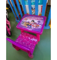 Tavolino Paw Patrol Con Sgabello In Plastica