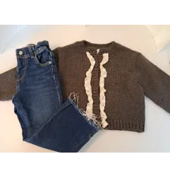 Completo Jeans + Maglione Zara 2 A