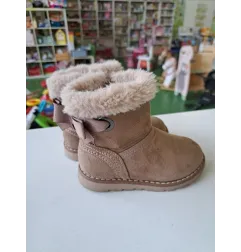 Stivali Invernali Beige Con Pellicciotto N 24