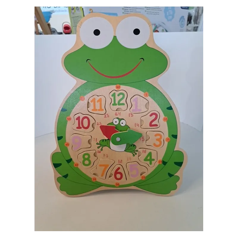 Orologio Ranocchia In Legno