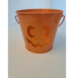 Secchiello Halloween Zucca Arancione