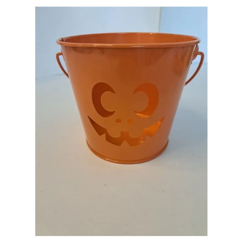 Secchiello Halloween Zucca Arancione
