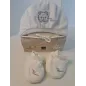Cappellino Con Babucce Nuove Bianche Thun