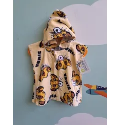 Accappatoio / Poncho Re Leone 0/12 M