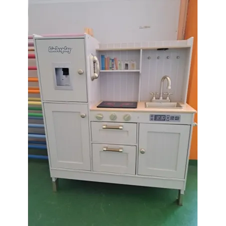 Cucina Bianca Kinderplay In Legno, Misure 88 cm x 30.5 cm x 103 cm