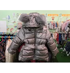Giubbino Grigio Con Orecchie Ponpon 24 M